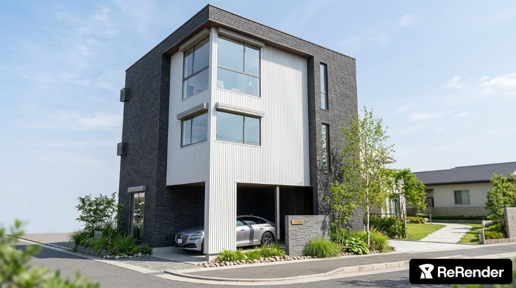 TOKOSHIE LANDSCAPE — Modern Residential Exterior Design
